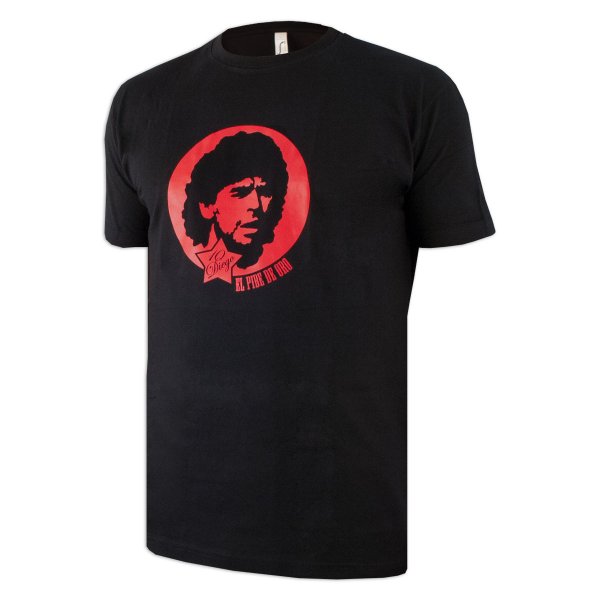 Immagine di Spielraum - Maradona El Pibe T-shirt - Nero