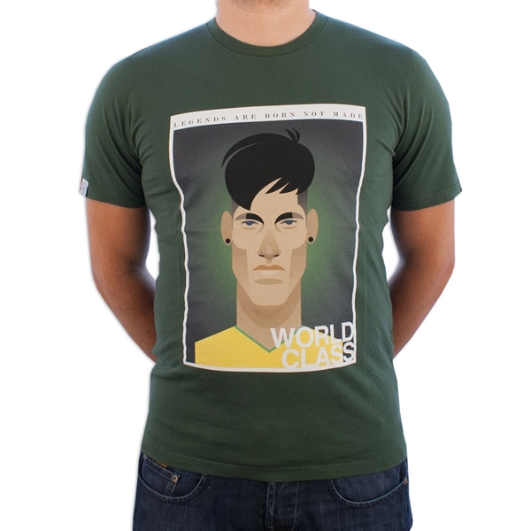 Immagine di World Class Collective - Legende Neymar T-Shirt - Verde