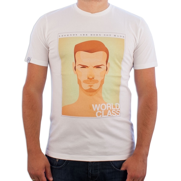 Immagine di World Class Collective - Legende Beckham T-Shirt - Bianco