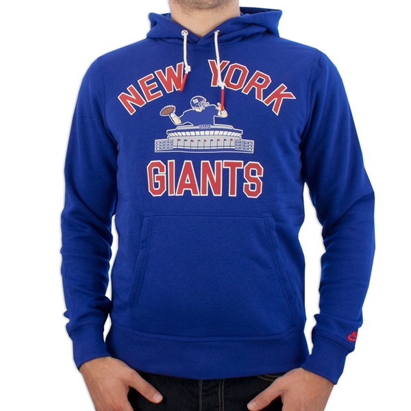 Immagine di Nike Sportswear - New York Giants Rewind Hoodie - Rush Blue/ Gym Red