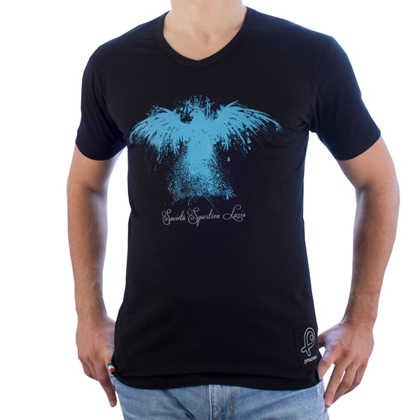 Immagine di Pouchain - Eagle V-neck T-shirt - Nero