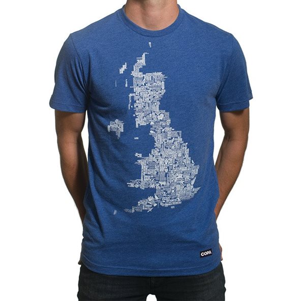 Immagine di COPA Football - UK Grounds T-shirt - Blu