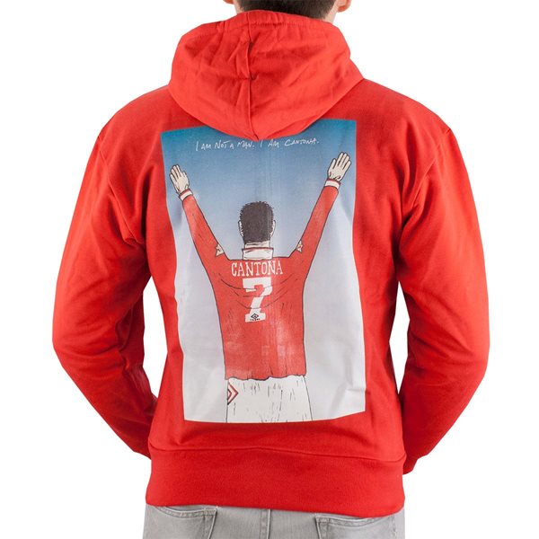 Immagine di TOFFS Pennarello - Zip Felpa con Cappuccio I am Cantona - Rosso