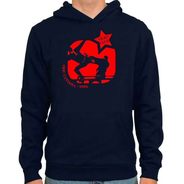 Immagine di Spielraum - Cantona Fight Club Hoodie - Navy