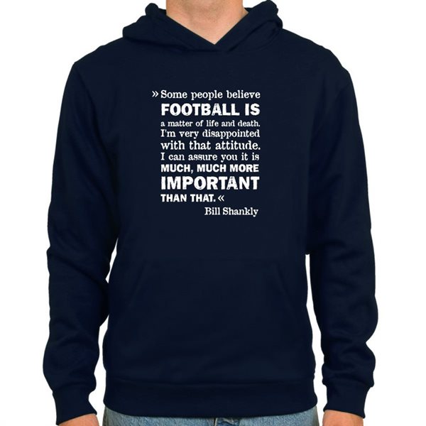 Immagine di Spielraum - Bill Shankly Hoodie - Navy