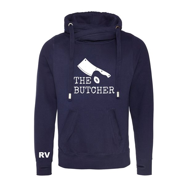 Immagine di Rugby Vintage - The Butcher Felpa con Cappuccio - Navy