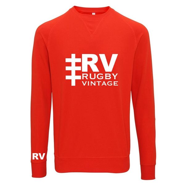 Immagine di Rugby Vintage - Brand Logo Vintage Wash Maglione - Rosso