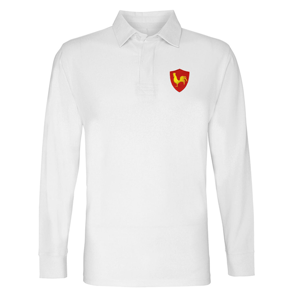 Immagine di Rugby Vintage - Maglia da Rugby Retro Francia anni 1960's - Bianco