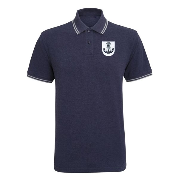 Immagine di Rugby Vintage -Scozia Polo - Blu