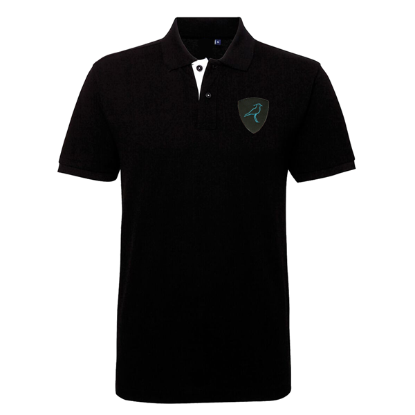 Immagine di Rugby Vintage -  Uruguay Polo - Nero/Bianco