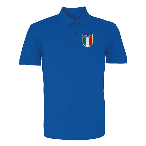 Immagine di Rugby Vintage - Italia Polo - Blu