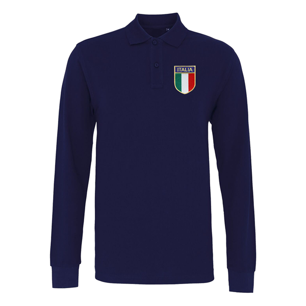 Immagine di Rugby Vintage - Maglia da Rugby Italien - Navy