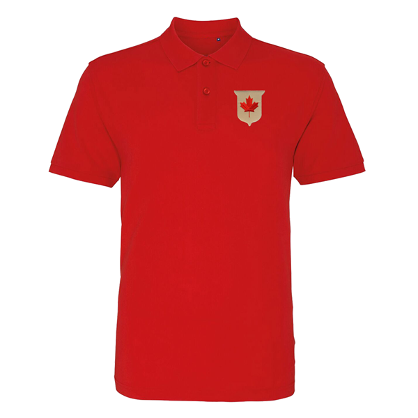 Immagine di Rugby Vintage - Canada Polo - Rosso