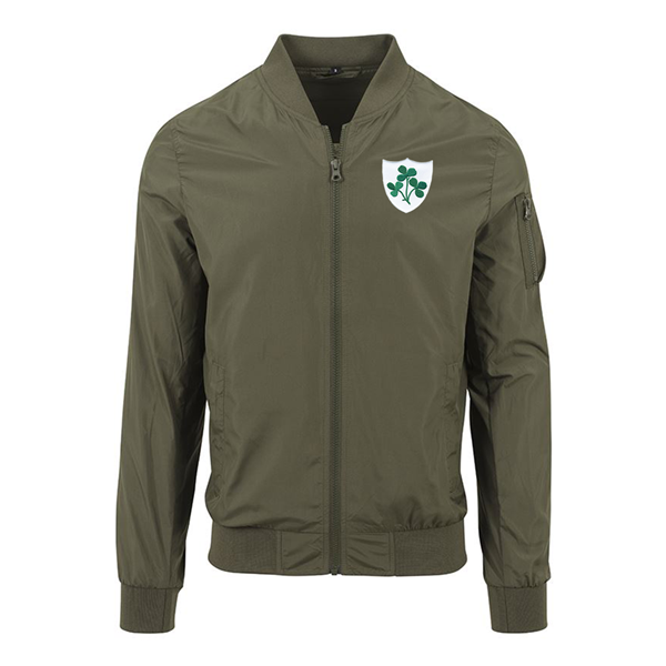 Immagine di Rugby Vintage - Bomber Jacket Irlanda - Verde Militare