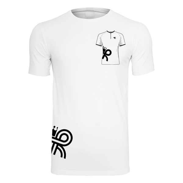 Immagine di Heurtefeu - Brand Cycling Stretch T-Shirt - Bianco