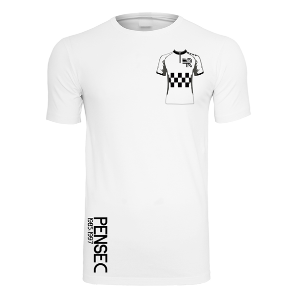 Immagine di Heurtefeu - Pensec 1985 Stretch Cycling T-Shirt - Bianco