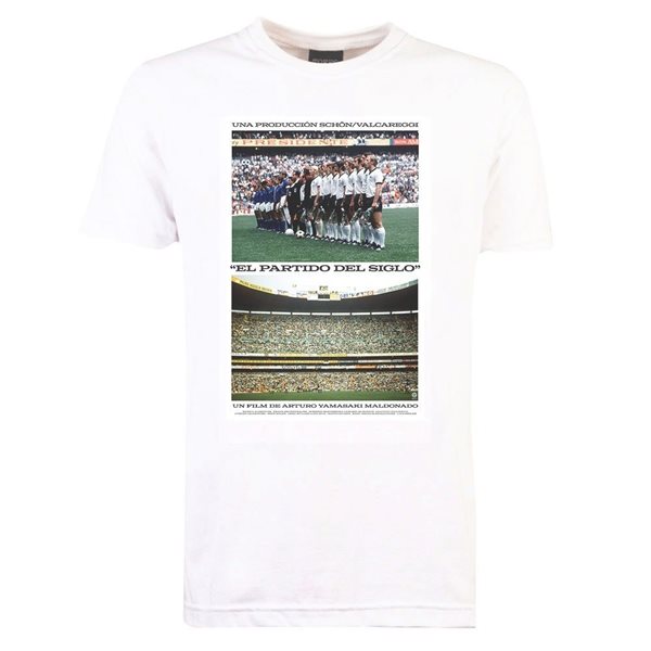 Immagine di TOFFS Pennarello - T-Shirt El Partido del Siglo 1970 - Bianco