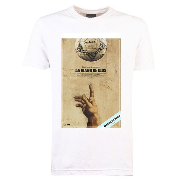Immagine di TOFFS Pennarello - T-Shirt La Mano de Dios 1986 - Bianco