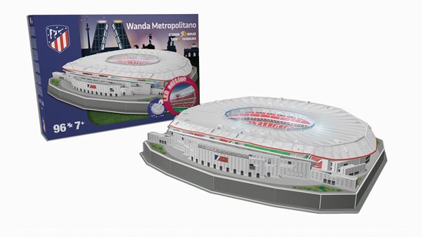 Immagine di Nanostad - Atletico Madrid  Wanda Metropolitano Stadium - 3D Puzzle (LED Edition)