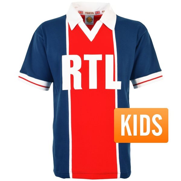 Immagine di Maglia vintage Paris Saint Germain RTL 1981-1982 - Bambini