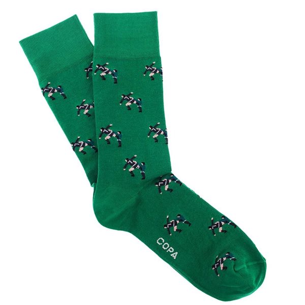 Cantona Kung Fu Socks - Green