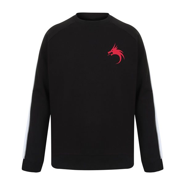 Immagine di Rugby Vintage -  Sweatshirt Galles Red Dragons - Nero