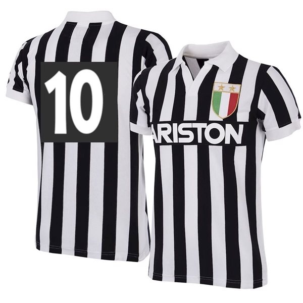 COPA Football Maglia vintage Juventus 1984 1985 Numero 10