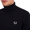 Fred Perry - Roll Neck Jumper - Black