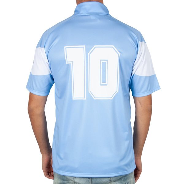 NR Nicola Raccuglia - Napoli Official Replica Retro Shirt 1990-1991 + Number 10 (Maradona)