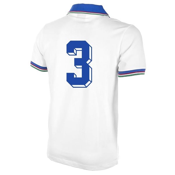 COPA Football - Seconda Maglia vintage Italia Mondiale 1982 + Numero 3 -  Specialista in maglie da calcio vintage, maglie retrò e moda retrò.