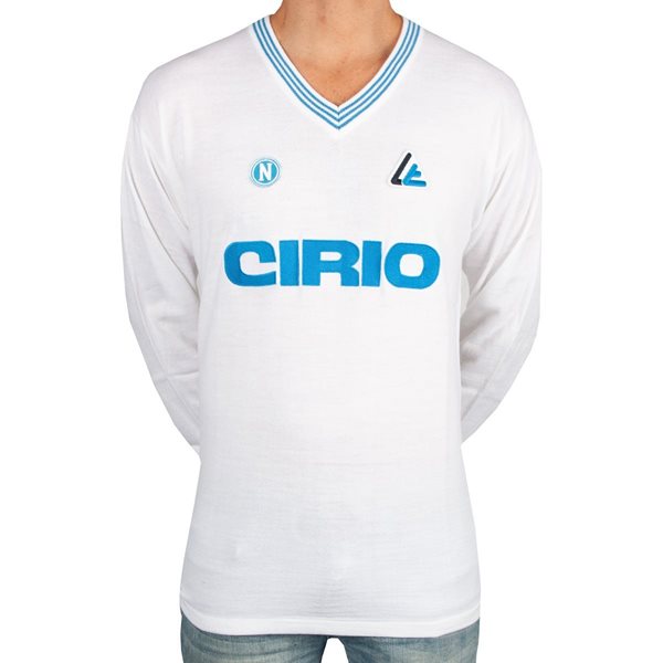 Napoli 'LineaSport' Retro Football Shirt Away 1984-1985 + Number 10 (Maradona)