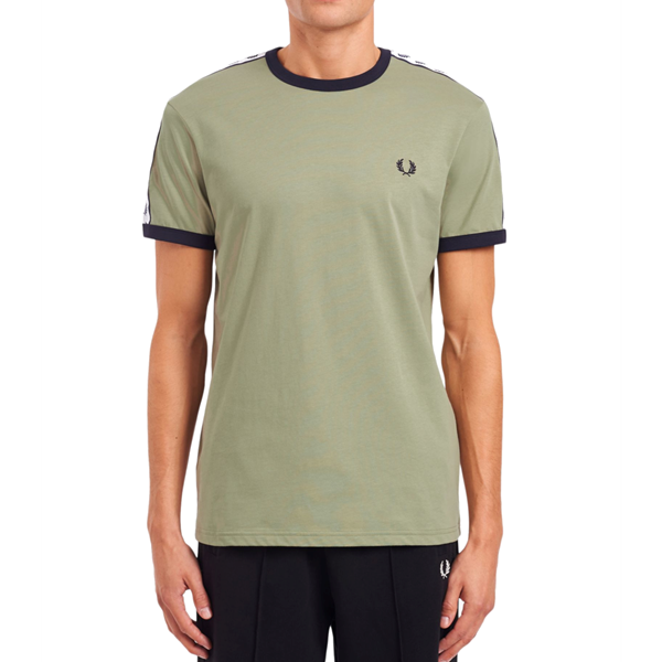 Fred Perry - Taped Ringer T-Shirt - Seagrass