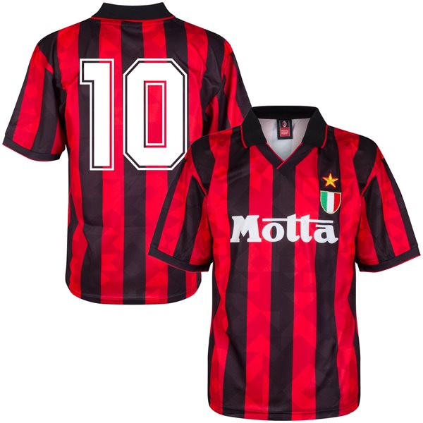 Maglia vintage AC Milan Motta 1993-1994 + Numero 10 - Spezialist in Vintage  Fußball Trikots, Retro Trikots und Retro Mode.
