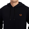 Fred Perry - Laurel Wreath Hooded Sweater - Black