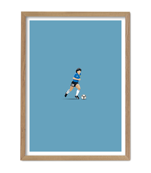 FC Kluif - Diego & Maradona Poster (70 x 50 cm)