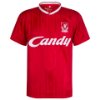 Liverpool FC Candy Retro Football Shirt 1988-1989 + No. 7 (Dalglish)