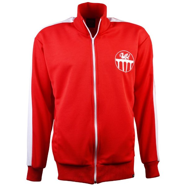 Wales Retro Trainingsjack - Rood