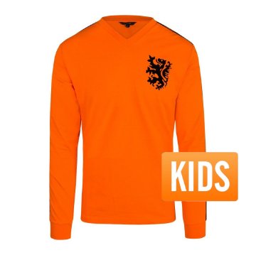Olanda Paesi Bassi 1974 Retro Football T Shirt Logo Ricamato 