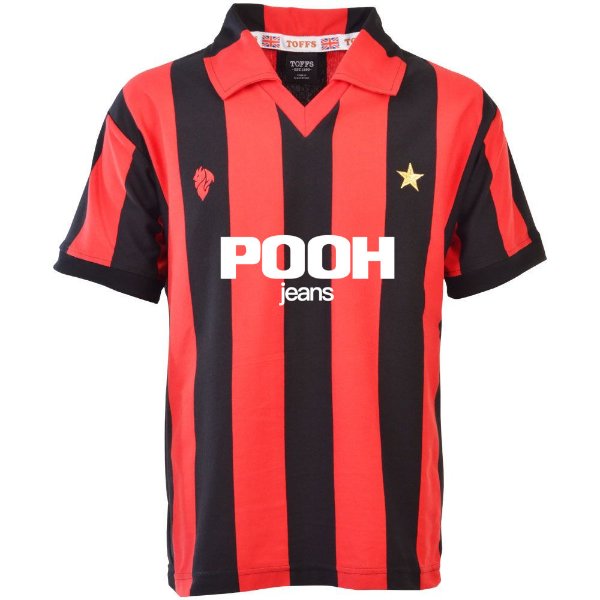 AC Milan Pooh Jeans Retro Football Shirt 1981-1982