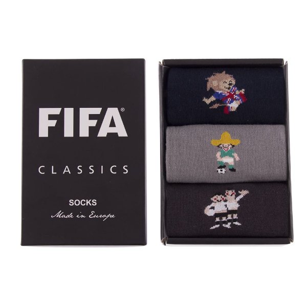 COPA Football - World Cup 1966-1970-1974 Mascot Casual Socks Box Set