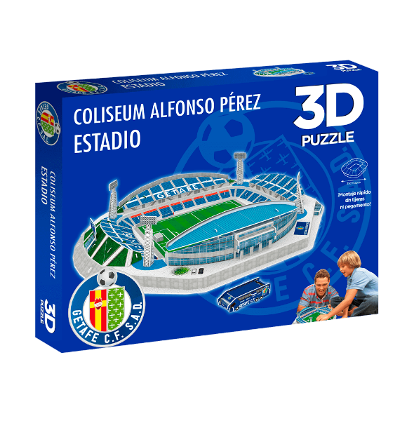 Getafe CF Estadio Coliseum Alfonso Pérez - 3D Puzzel
