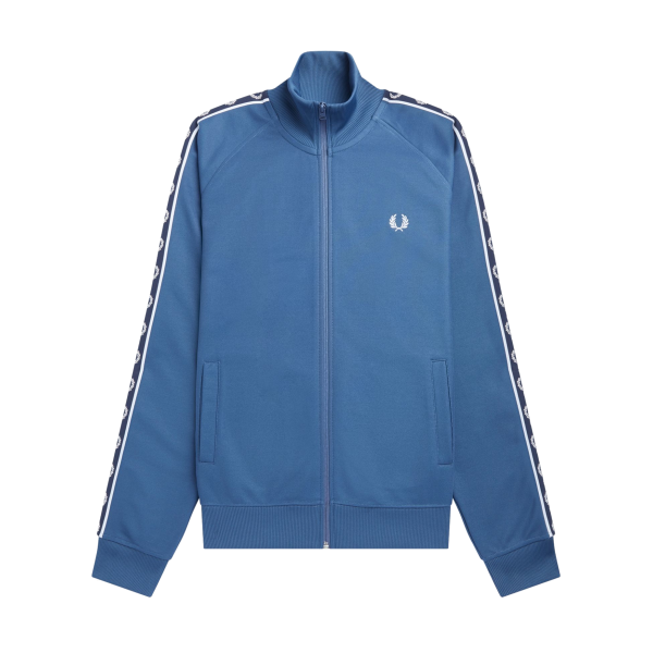 Fred Perry - Contrast Tape Track Jacket - Midnigh Blue/ Navy