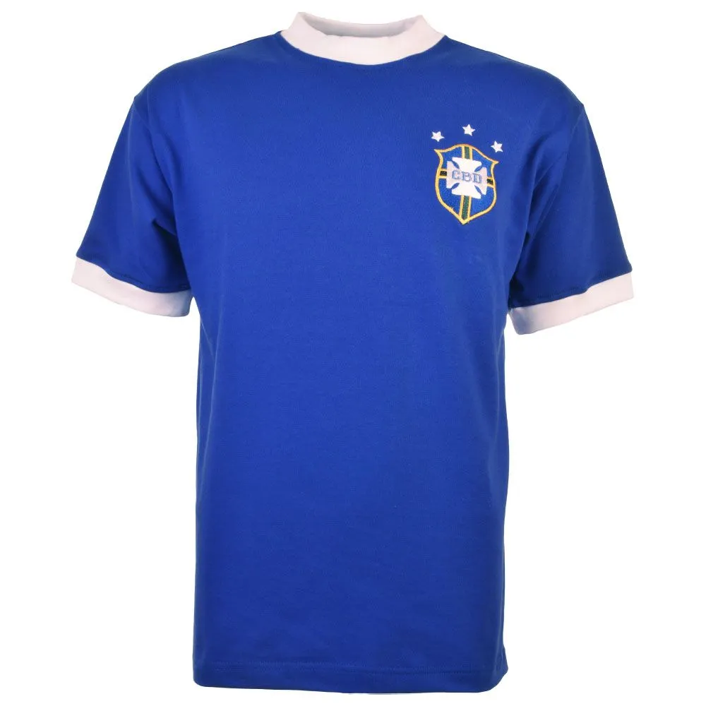 Seconda Maglia vintage Brasile Coppa del Mondo 1974 Specialista in maglie da calcio vintage maglie retro e moda retro