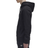 Fred Perry - Graphic Large Laurel Wreath Print Hooded Sweatshirt - Black