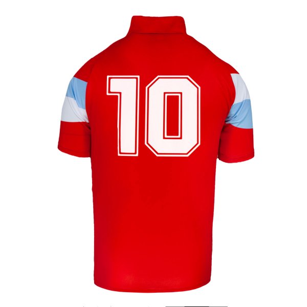 NR Nicola Raccuglia - Ufficiale Replica Maglia da Calcio Napoli 1990-1991 +  Numero 10 (Maradona)