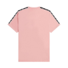 M4613-R48 - Fred Perry - Contrast Tape Ringer T-Shirt - Chalky Pink