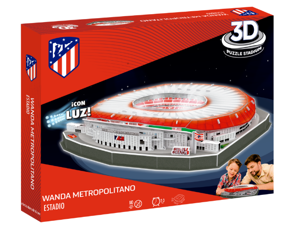 Immagine di Atletico Madrid  Wanda Metropolitano Stadium - 3D Puzzle (Edizione LED)
