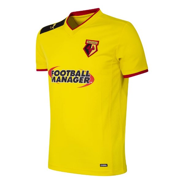 WATFORD FC 2012 - 13 RETRO FOOTBALL SHIRT