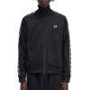 Fred Perry - Taped Trainingsjack - Zwart/Zwart