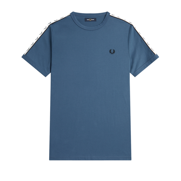 Fred Perry - Taped Ringer T-Shirt - Midnight Blue